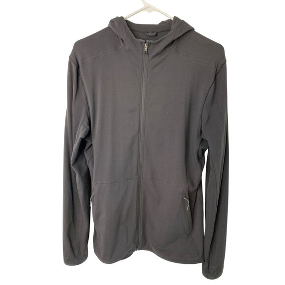 Lululemon Mens Surge Warm Black Full-Zip Hoodie Jacket Size S EUC 8342 rulu - Picture 6 of 13